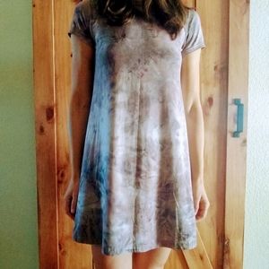 Pink Tie Dye Dress